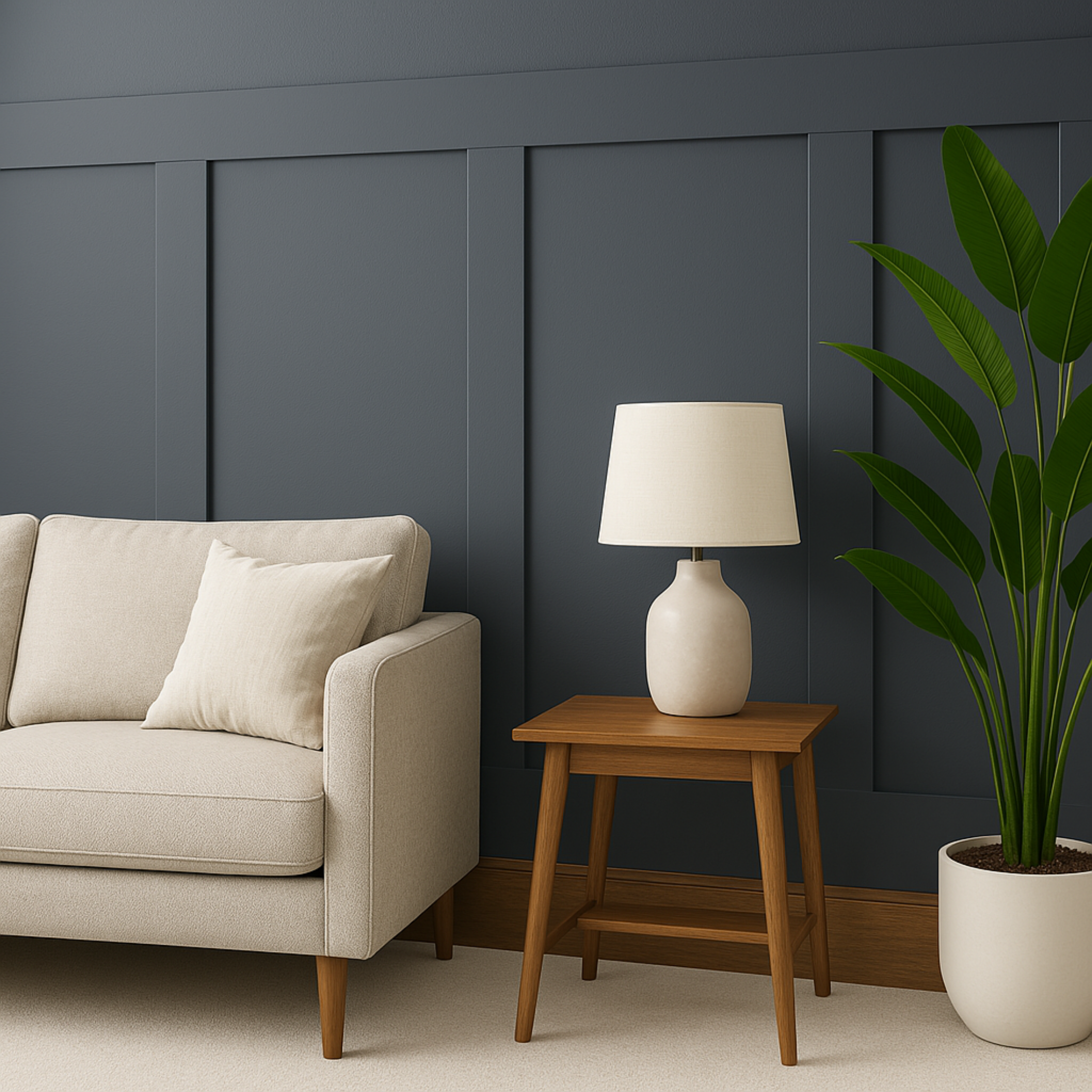 Living Room Shaker Wall Panelling Kit