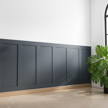 12-Panel Shaker Wall Panels (6 × 100cm + 6 × 50cm) – Living Room