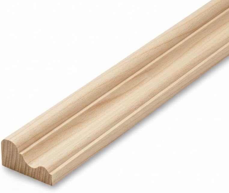 Solid Pine Panel Moulding (W) 28mm x (T) 15mm