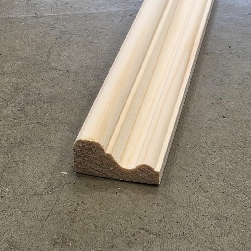 Solid Pine Panel Moulding (W) 28mm x (T) 15mm