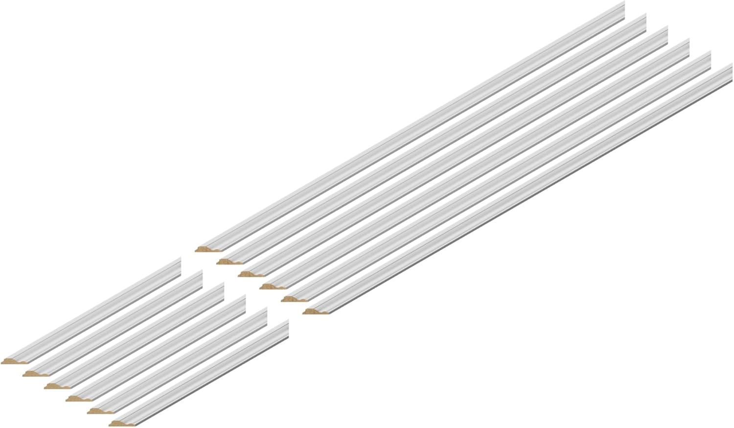 MWPKT-4 - Ready to Paint Wall Panel Moulding Kit, 3 Panel Feature Wall Set (1000mm x 420mm) | Pre-Primed & Pre-Mitred | Easy Install Decorative Wall Panels