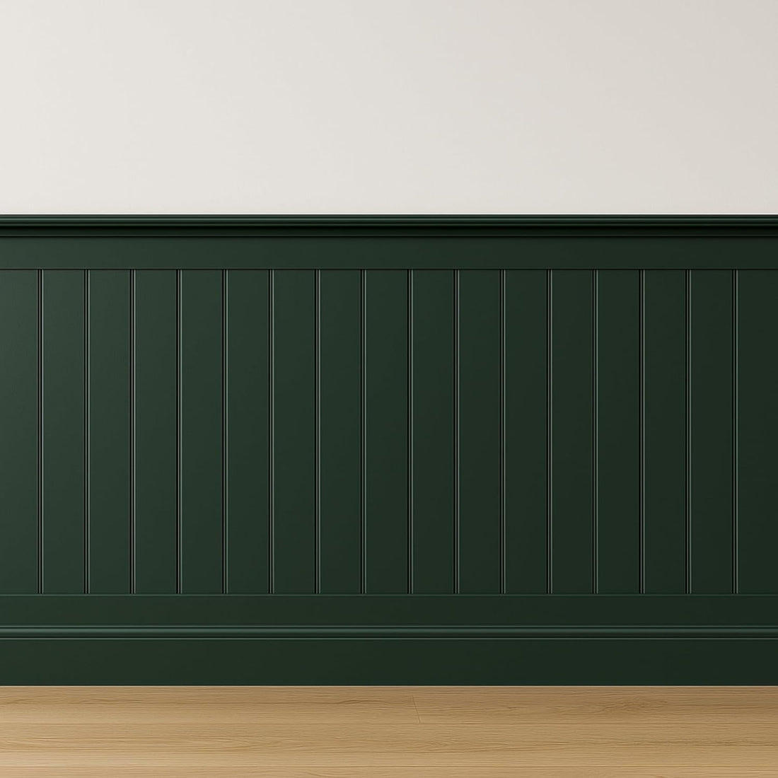 Tongue & Groove MDF Wall Panels with Adhesive – V-Groove Paintable 3D Panelling – 600mm Wide – Moisture-Resistant Decorative Panels for Hallways, Bathrooms & Interiors (KIt 1)