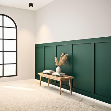 Shaker MDF Wall Panelling Kit (10x100cm & 10x50cm) | DIY Shaker Wall Panels for Modern Interiors | Easy Installation, Paintable MDF Kits for Decorative Walls, Wainscoting & Hallways - Pack of 20