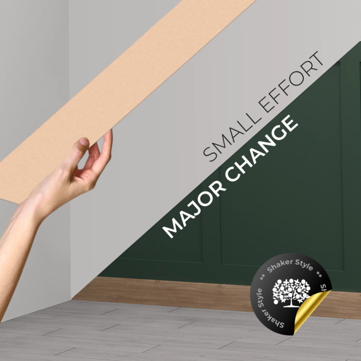 BULK 90 Pack Shaker MDF Wall Panel Kit - 4 Free adhesives
